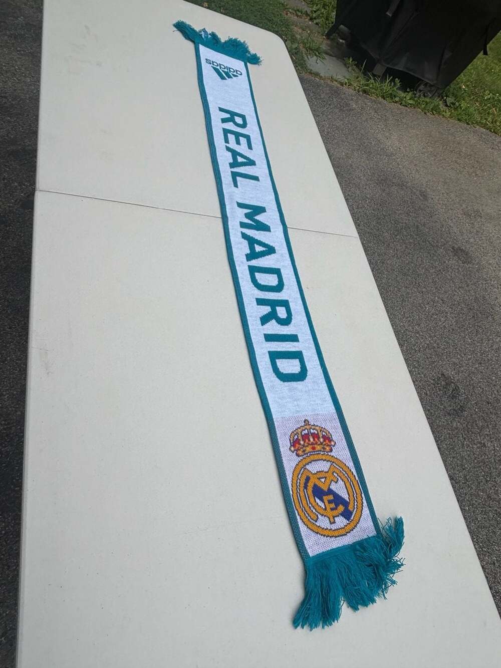 Adidas Real Madrid Official Team Fan Soccer Scarf